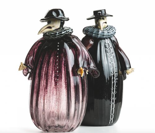 Maschere veneziane e statuette