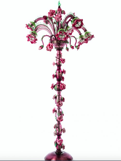 Rose floor lamp