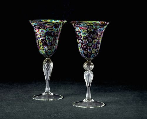 Millefiori glass